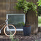 Capi Europe - Vaas elegant laag Row NL - 46x58 - Antraciet - Opening Ø38 - Bloempot voor binnen en buiten - Levenslang garantie - Breukbestendig - 100% Recyclebaar - CO2 Neutraal geproduceerd - KRWZ783