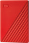WD My Passport - Externe HDD - 4TB - Rood (2024)