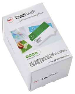 GBC - Lamineerhoes gbc creditcard 54x86mm 2x250micron