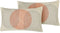 GERBERA - Sierkussen set van 2 - Beige - 30 x 50 cm - Polyester