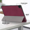 3-Vouw sleepcover hoes - Geschikt voor iPad Pro 11 inch (2018/2020/2021) - Bordeaux Rood