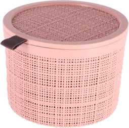 Curver Opbergmand Jute-Look Rond 2L Roze