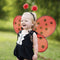 Great Pretenders Verkleedkledij Lieveheersbeestje hoofdband met vleugels -Vanaf 3 jaar - Rood