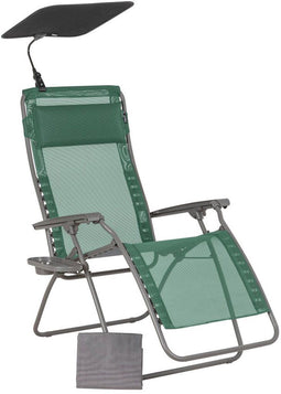 Lafuma Zen Edition - Zero-Gravity relaxstoel - 3 accessoires - Inklapbaar - Verstelbaar - Groen Foret