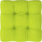 vidaXL - Palletkussen - 50x50x12 - cm - stof - heldergroen