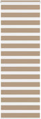 vidaXL - Zebra - Blind - 70x230 - cm - stofbreedte - 65,9 - cm - polyester - zandbruin