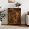 vidaXL - Dressoir - 69,5x34x90 - cm - bewerkt - hout - gerookt - eikenkleurig