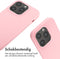 iMoshion Hoesje Geschikt voor iPhone 14 Pro Hoesje Met Koord - iMoshion Siliconen hoesje met koord - Roze
