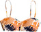SWIM THE SEA - Bralette Bikinitop - Bandeaumodel met verstelbare bandjes - PEACH BLUSH BRIGHT SKIES