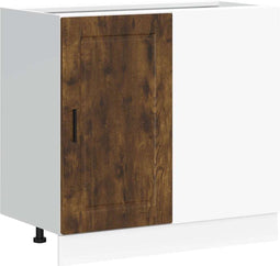 vidaXL - Keuken - onderkast - Porto - bewerkt - hout - gerookt - eikenkleurig