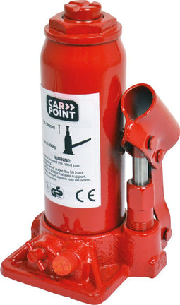 Carpoint - Hydraulische Potkrik 3 Ton - Hefbereik 195-380mm - Rood