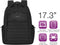 Ewent EW2528 - Laptop Rugzak 17,3 inch - Waterafstotend - Zwart