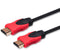 Savio GCL-04 - HDMI Kabel 3 m - 2.0 100 Gbit/s - Rood Zwart