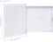 vidaXL - Sleutelkast - met - magneetbord - 35x35x4 - cm - zwart