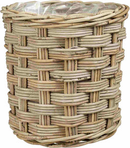 Mica Decorations Mand Marcia - 29x29x28 cm - Rotan - Grijs