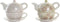 Theepot DKD Home Decor Kopp Dolomite (750 ml) (2 Stuks)