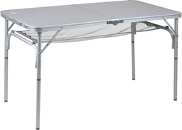 Bo-Camp - Tafel - Koffermodel - 120x60 cm - Verstelbare poten - Aluminium