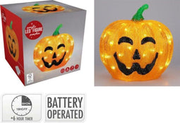 Pompoenlamp Halloween - 50 LED - Ø25 cm - Oranje
