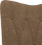 vidaXL Relaxstoel met voetenbank stof taupe