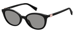 MAX&CO. 398/G/S - Zonnebril - Grijze lenzen - Zwart frame