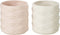 J-Line bloempot Kus Dolomiet - keramiek - roze - Ø 14 cm