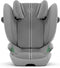 Cybex Solution G2 - Autostoeltje - Verstelbare hoofdsteun - Stone Grey (plus)