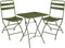 Mica Decorations Evita Bistroset - Set van 3 - Inklapbaar - Donkergroen (3 stuks)