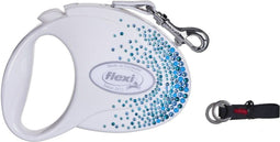 Hondenriem Flexi Glam Splash 5 m Wit