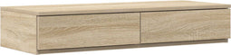vidaXL - Bedladen - in - Sonoma - Eik - 100x36.5x16.5 - cm - - - Gemaakt - van - Engineered - Wood