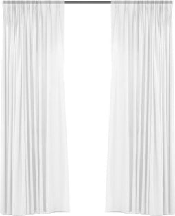 Larson - Luxe ondergordijnen - 300 cm x 250 cm - Wit