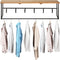 vidaXL - Kapstok - met - schap - 100x34x38 - cm - massief - acaciahout