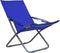 vidaXL - Strandstoelen - 2 - st - inklapbaar - stof - blauw