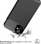 iMoshion Hoesje Geschikt voor iPhone 11 Hoesje Siliconen - iMoshion Carbon Softcase Backcover - Zwart