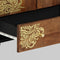vidaXL - Hoogkast - 60x33x100 - cm - Massief - Houten - Mango