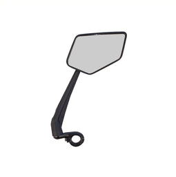 Falkx Fietsspiegel rechts - Acryl glas - 11x5 cm - Voor 22.2/25.4 mm sturen - Zwarte kleur