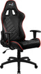 Aerocool AC110 AIR Universele gamestoel Gecapitonneerde zitting Zwart, Rood