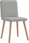 vidaXL - Eetkamerstoelen - 2 - st - stof - wolk - grijs