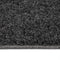 vidaXL - Shaggy - Vloerkleed - met - Latex - Achterkant - Donkergrijs - 200x200 - cm