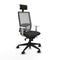Bureaustoel met hoofdsteun Piqueras y Crespo 4B066N1 Zwart