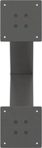 vidaXL - Salontafelpoten - 2 - st - X-vormig - 50x(42-43) - cm - staal - antraciet