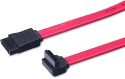 Assmann 2x SATA 7-pin - Kabel - 0.5 m - Rood Zwart