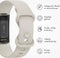 imoshion Siliconen bandje - Geschikt voor Fitbit Charge 6, Charge 5 - Beige - L