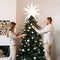 3D Kerstster Licht Buiten Kerst Decoratie - 23 inch LED Christmas Star Light Batterij met Timer, Bet