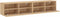 vidaXL - Tv-wandmeubels - 2 - st - 80x30x30 - cm - bewerkt - hout - sonoma - eikenkleur