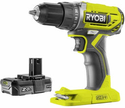 Ryobi ONE+18V Accu Boormachine (incl. 2x 2.0Ah accu) R18DD2-220S