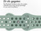imoshion Sport⁺ bandje - Geschikt voor Apple Watch 1, 2, 3, 4, 5, 6, 7, 8, 9, 10 (42 mm), SE - 38/40/41 mm - Light Green & Green - S/M