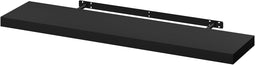 Woltu Zwevende Wandplank 100x22,9x3,8 cm - Modern MDF Wandrek - Zwart