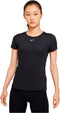 Nike One Dri-FIT Ss Slim Sportshirt - Dames - Zwart - Maat L