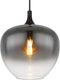 Globo Maxy - hanglamp - zwart smoke glas - Ø 29cm - E27 - 15548H1