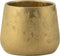 J-Line bloempot Rond - keramiek - goud - large - Ø 21 cm